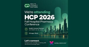 Shorla Oncology attending HCP 2026, the Fall Hospital Pharmacy Conference, October 26–28, 2026, in Chicago, Illinois.
